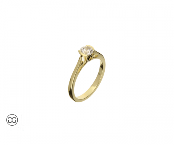 Brillantring Köln Brillant 0,45ct