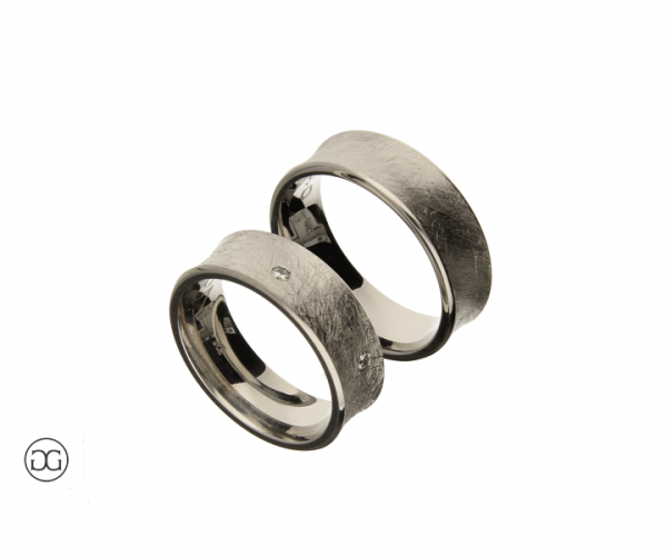 Trauringe Weißgold 585