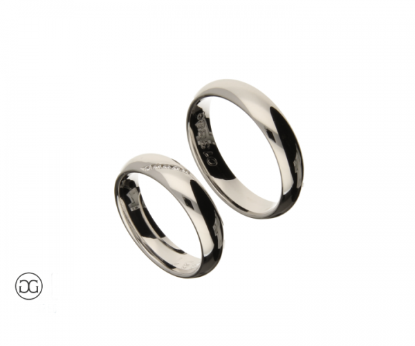 Trauringe Weißgold 585