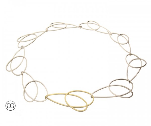 Collier Silber Bicolor