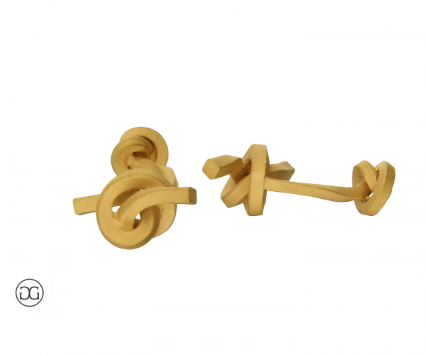 Manschettenknöpfe Silber vergoldet