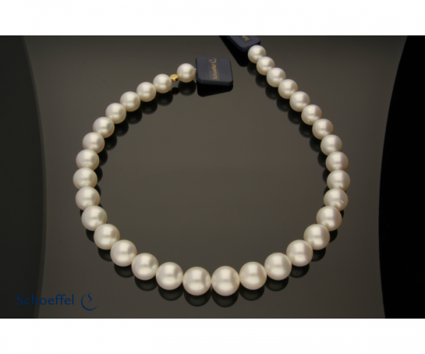 Südsee-Zuchtperlen Collier 12,1-14,8 mm