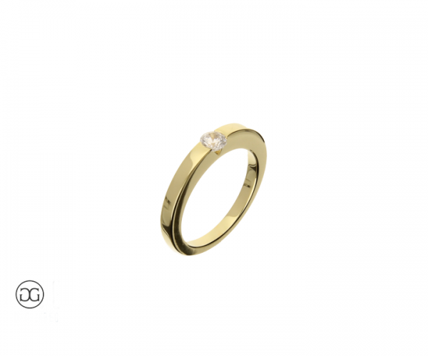 Brillantring Berlin Brillant 0,25ct