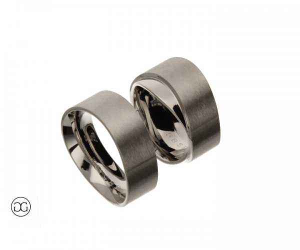 Trauringe Weißgold 585