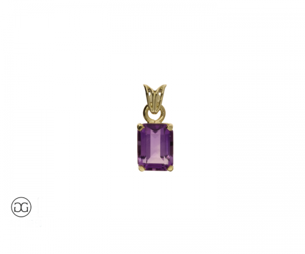 Anhänger Gelbgold 585 Amethyst