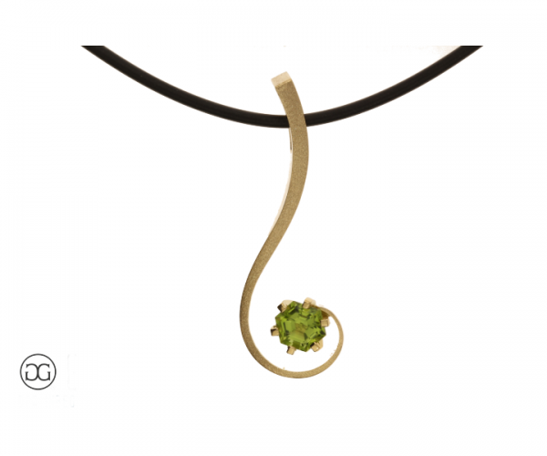 Anhänger Gelbgold 585 Peridot