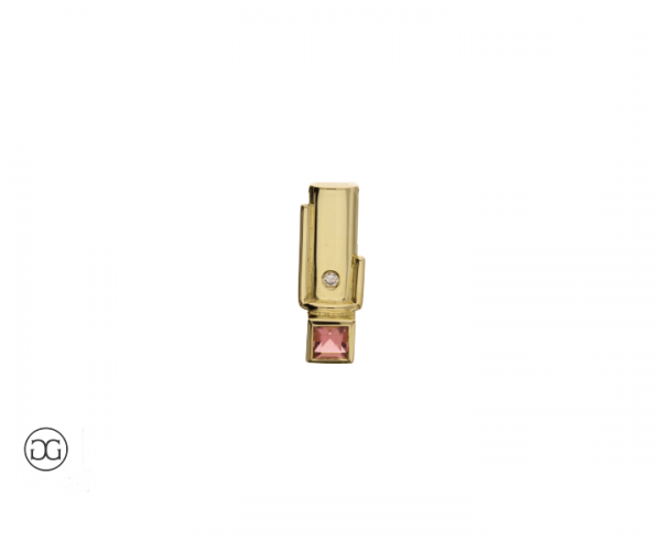 Anhänger Gelbgold 585 Turmalin Brillant