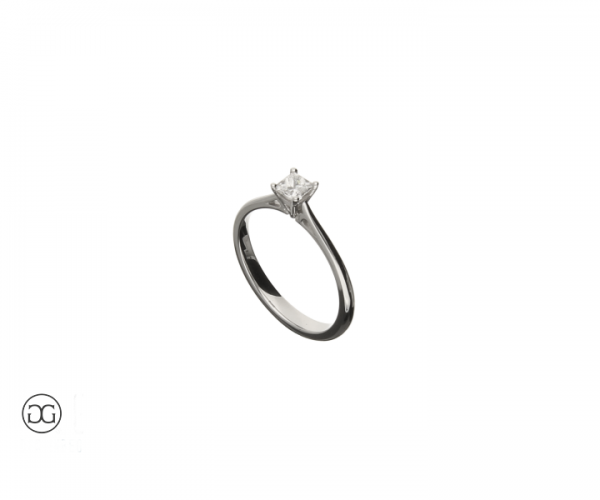 Verlobungsring Platin 950 Diamant 0,28ct