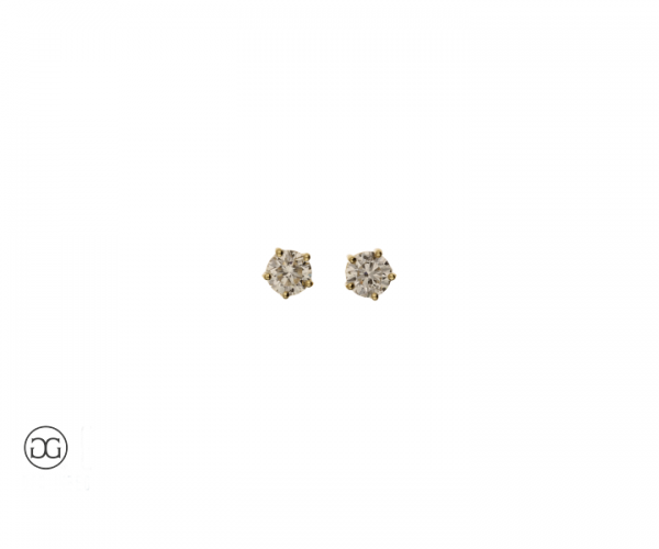 Ohrstecker Gelbgold 750 Brillanten 0,74ct