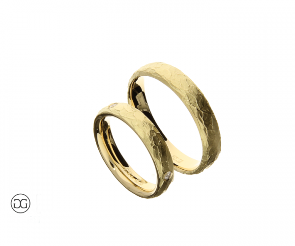 Trauringe Gelbgold 750 Brillanten 0,09ct