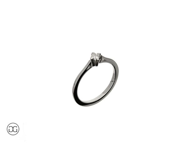 Damenring Diamant Princess-Schliff