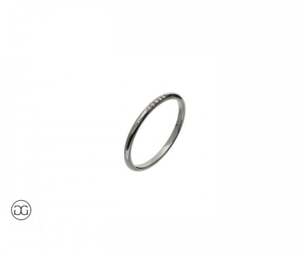 Damenring Platin600 Brillanten 0,025ct