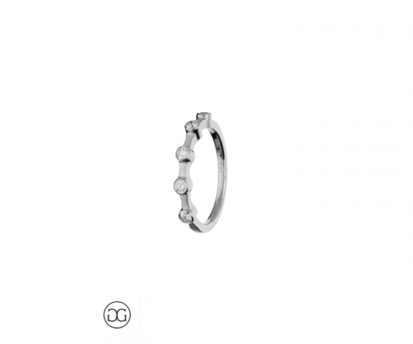 Brillantring Platin 950 Brillant 0,23ct