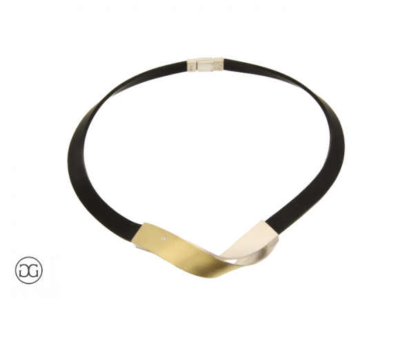Collier Silber Bicolor