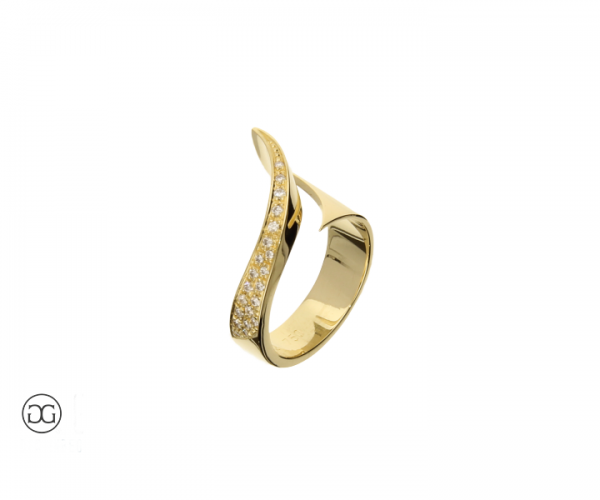 Damenring Leipzig Gelbgold 750