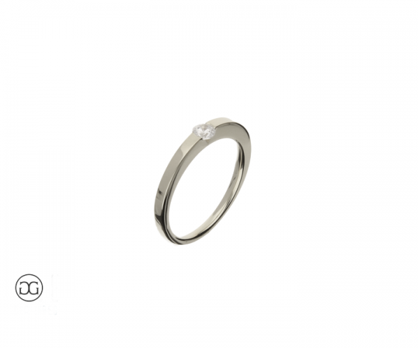 Brillantring Berlin Brillant 0,16ct