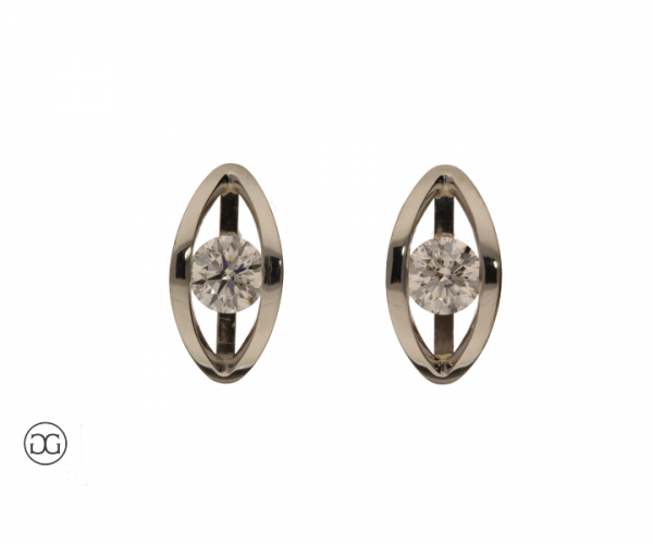 Ohrstecker Platin Brillant