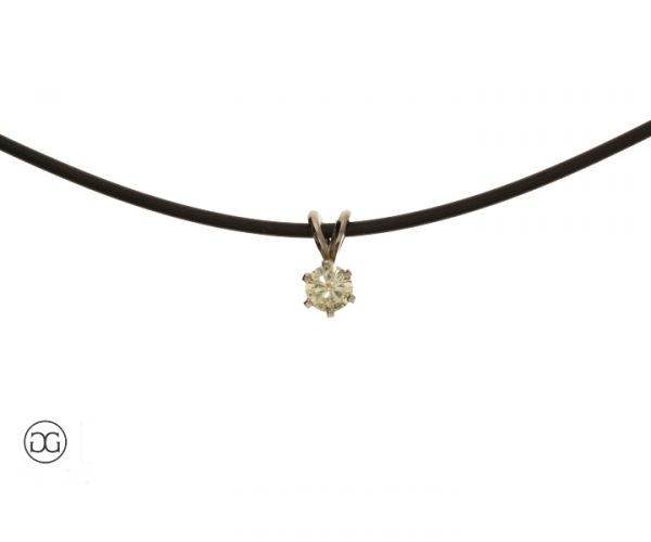 Brillantanhänger fancy Diamant 0,45ct