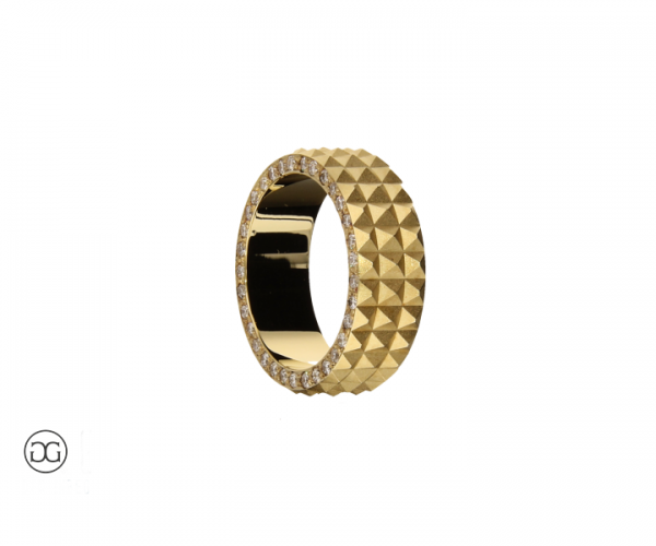 Bandring Gelbgold 750 Brillanten 0,32ct