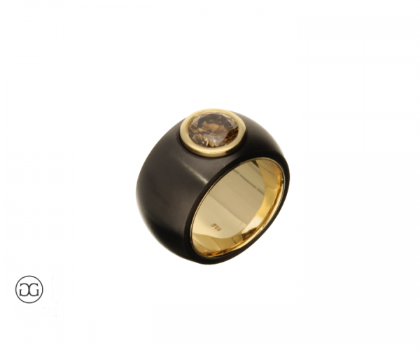 Brillantring 1,80ct Gelbgold Edelstahl