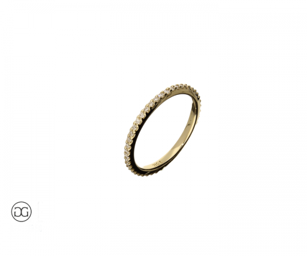 Vorsteckring Gelbgold 750 Brillanten0,44ct