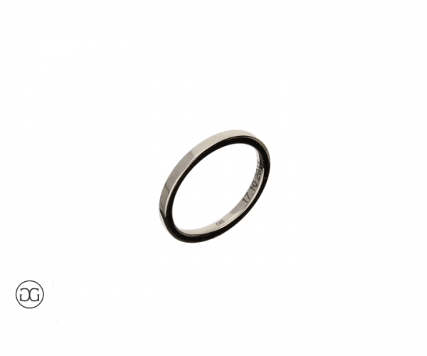 Trauringe Weißgold 585