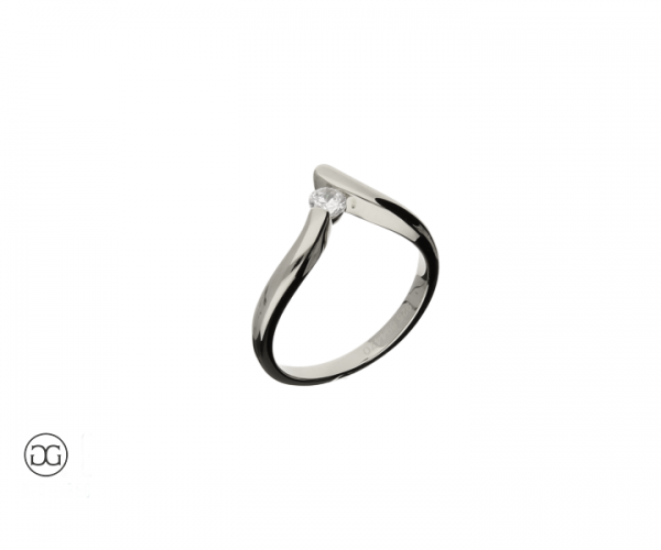 Solitärring Leipzig Weißgold Brillant 0,20ct