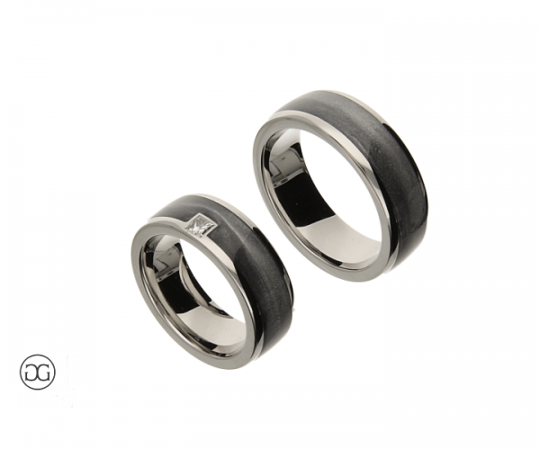 Trauringe Colorit grau