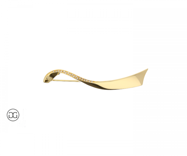 Brosche Brillant 0,18ct