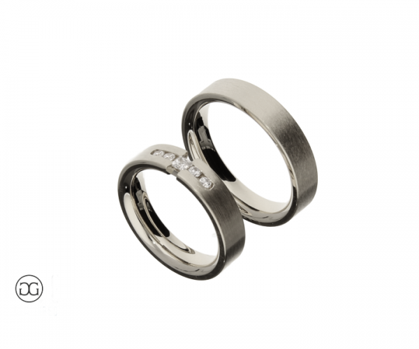 Trauringe Weißgold 585