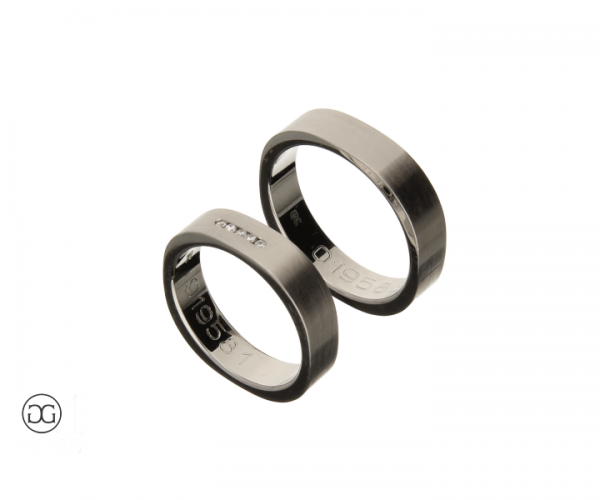 Trauringe Weißgold 585