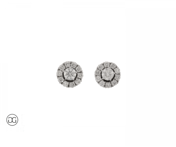 Ohrstecker Weißgold 750 Brillanten 1,51ct