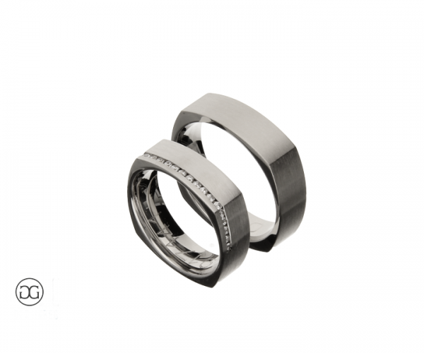 Trauringe Weißgold 750