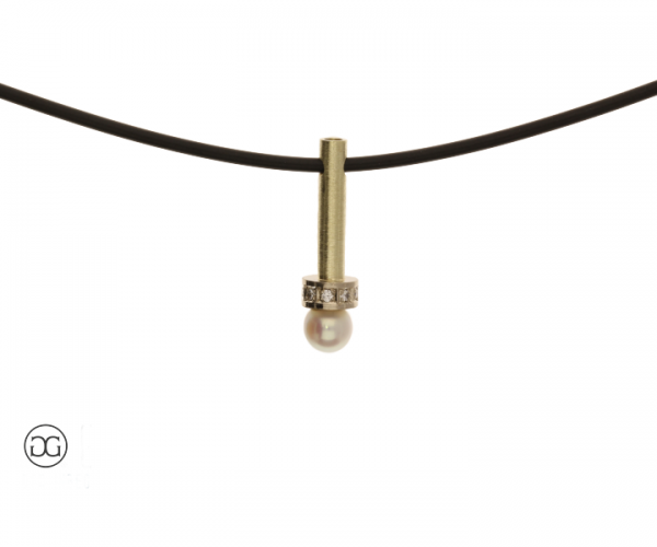 Anhänger Gelbgold 585 Akoya-Zuchtperle