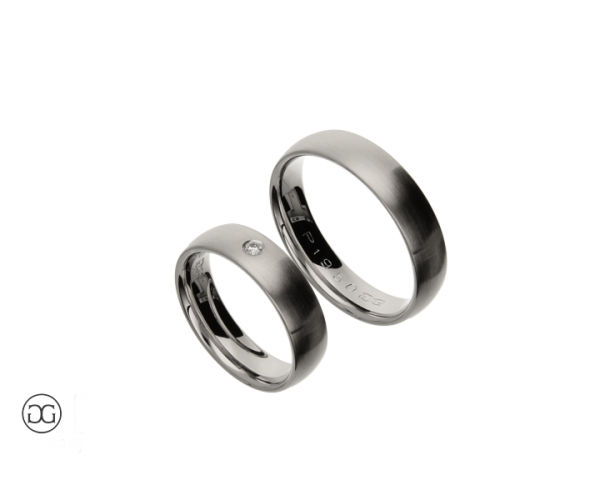 Trauringe Platin 950 Brillant 0,04ct