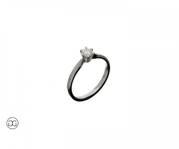Verlobungsring Platin 950 Brillant 0,25ct