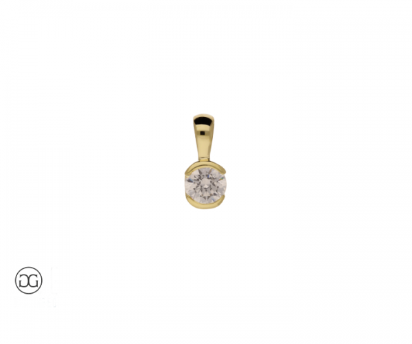 Brillant-Anhänger Dresden Brillant 0,35ct