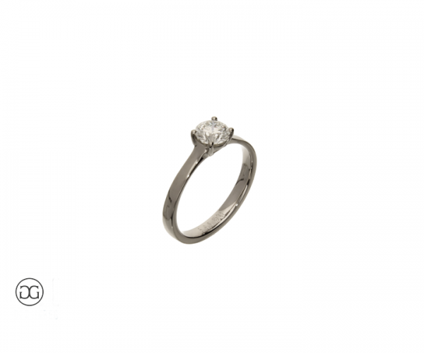 Damenring Weißgold 585 Brillant 0,60ct