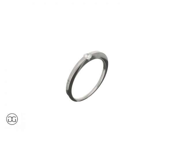 Brillantring Berlin Brillant 0,10ct