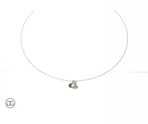 Collier Platin 950 Brillant 0,15ct
