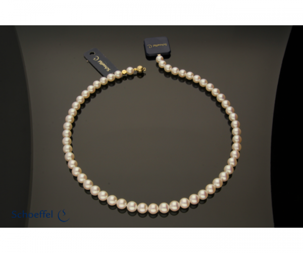 Akoya-Zuchtperlen Collier 7,0-7,5 mm