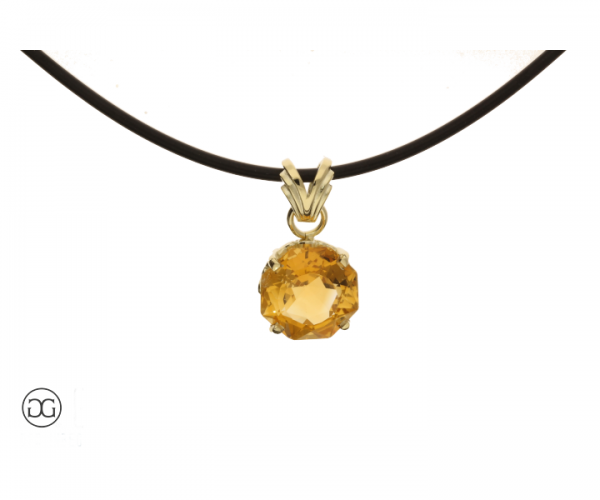 Anhänger Gelbgold 585 Citrin