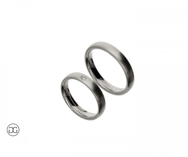 Trauringe Platin 950 Brillant 0,03ct