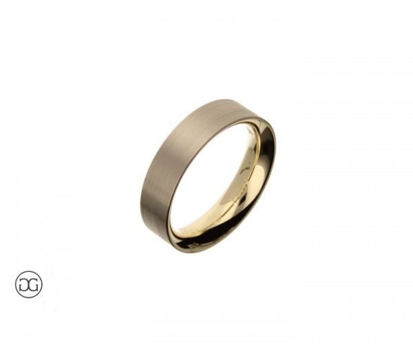 Männerring Bicolor 585