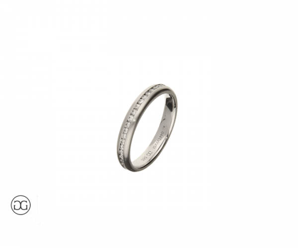 Memory-Ring Weißgold Brillanten 0,44ct