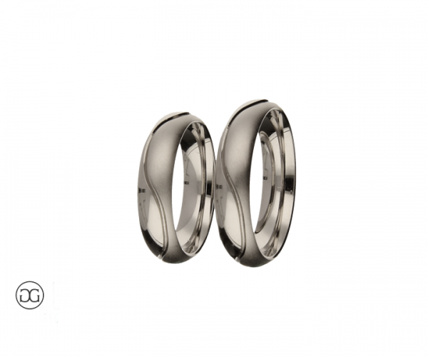 Trauringe Weißgold 585