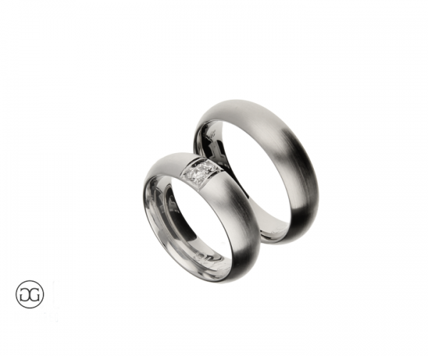 Trauringe Weißgold 750