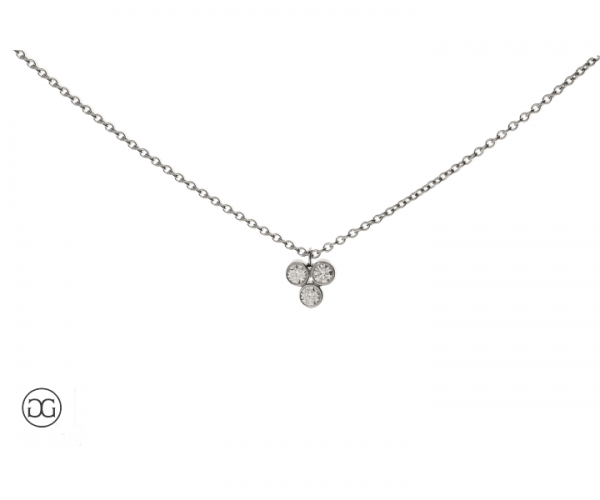Collier Platin 950 Brillanten 0,15ct