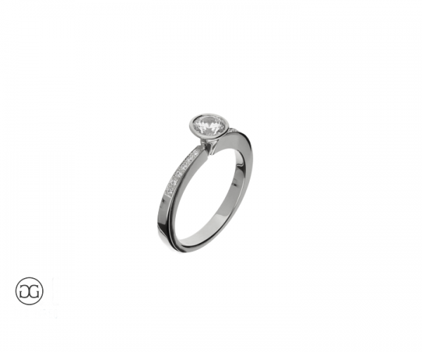 Brillantring Düsseldorf Brillanten 0,51ct