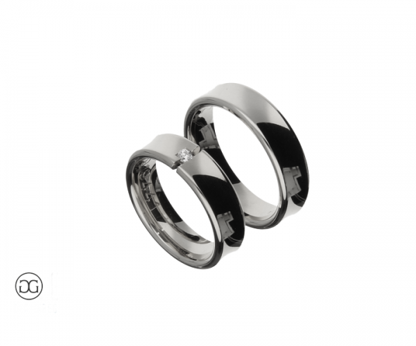 Trauringe Weißgold 585